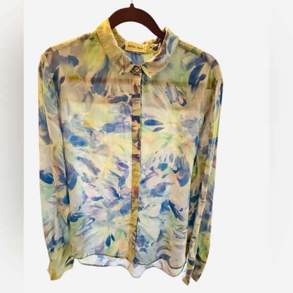 Bella Dahl Button-Down Blouse – Size XL –100% Rayon Excellent Like-New Condition - Picture 3 of 5